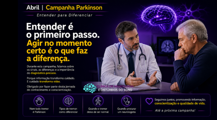 Clinica de Neurologia e Distúrbios do sono - Camapnha-Parkinson - Entender muda o diagnóstico - Blog